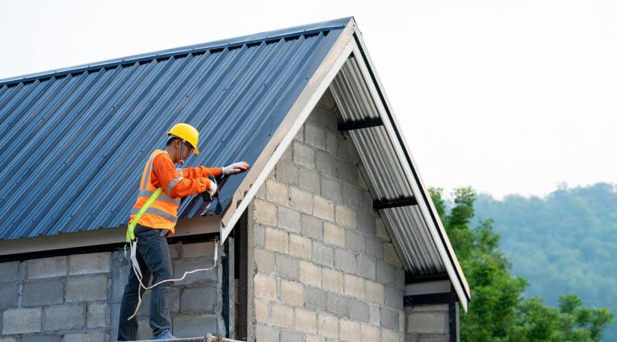 Professional metal roof installation in Batavia, IL